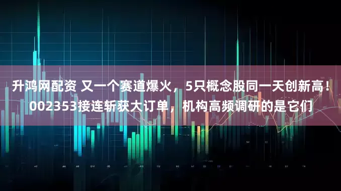 升鸿网配资 又一个赛道爆火，5只概念股同一天创新高！002353接连斩获大订单，机构高频调研的是它们